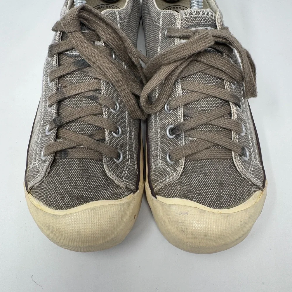 KEEN Vulcanized Footwear Gray Canvas Tweed Sneakers Women's Size 8.5